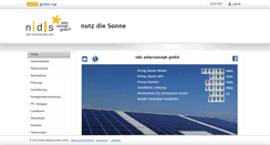 Desktop Screenshot of nds-konzept.solarlog-web.de
