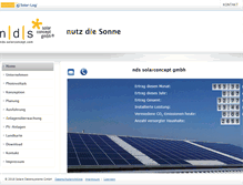 Tablet Screenshot of nds-konzept.solarlog-web.de